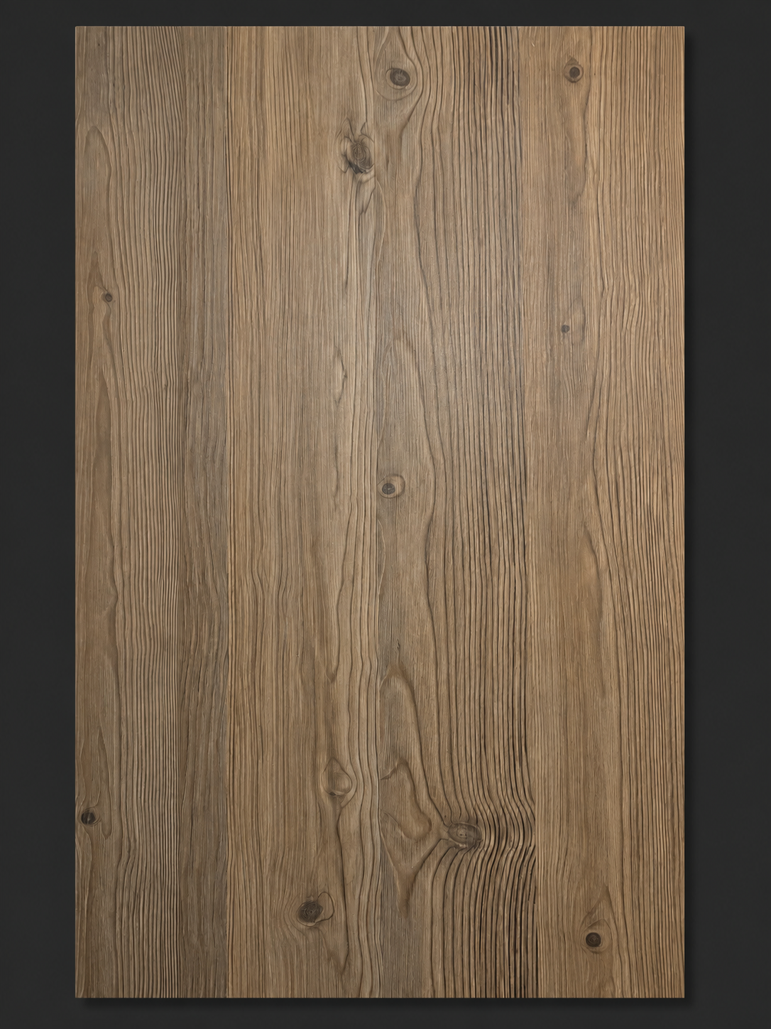 Golden Oak natural taupe-brown oak-look SPC flooring by Kaya Surfaces.