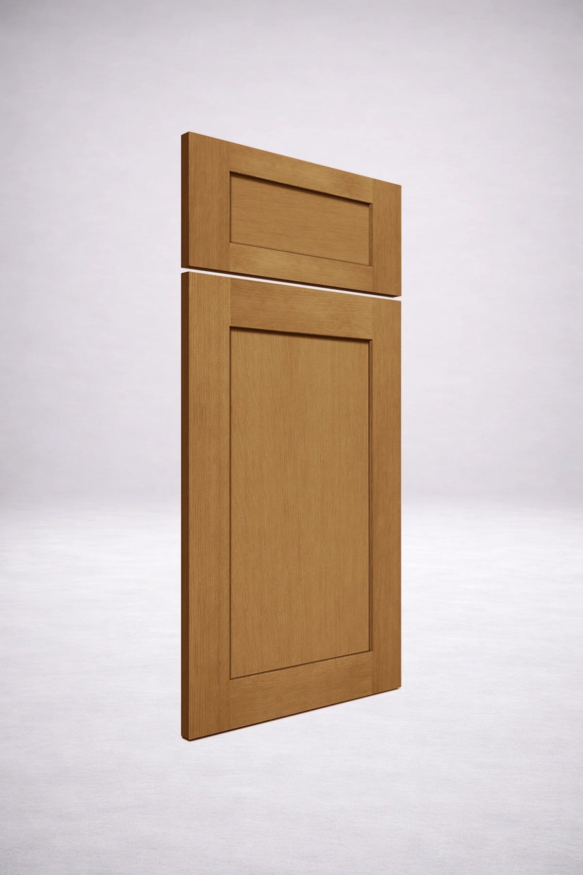 Solid wood cabinet door and face frame construction