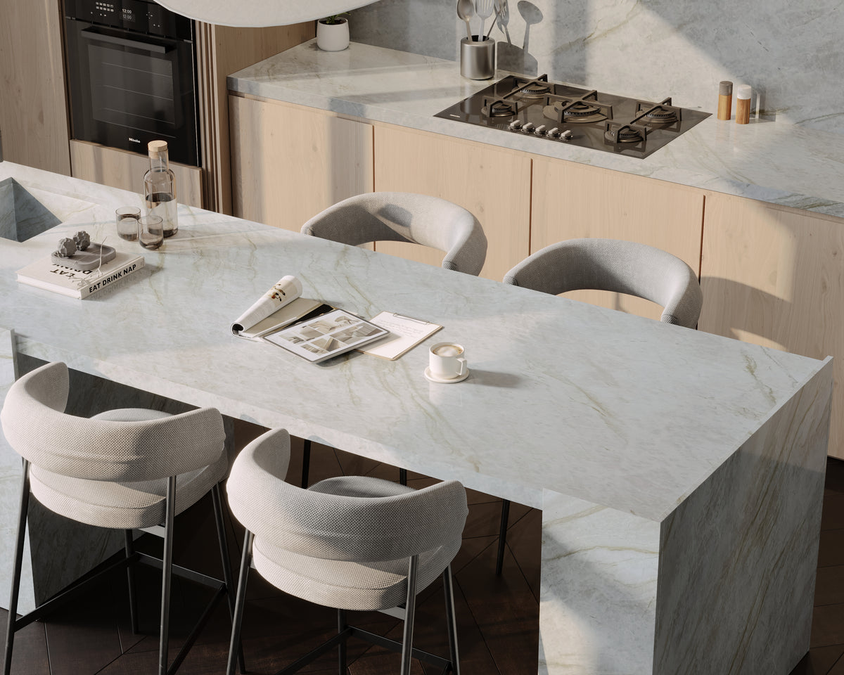 Taj Mahal Quartz ( Printed Design )